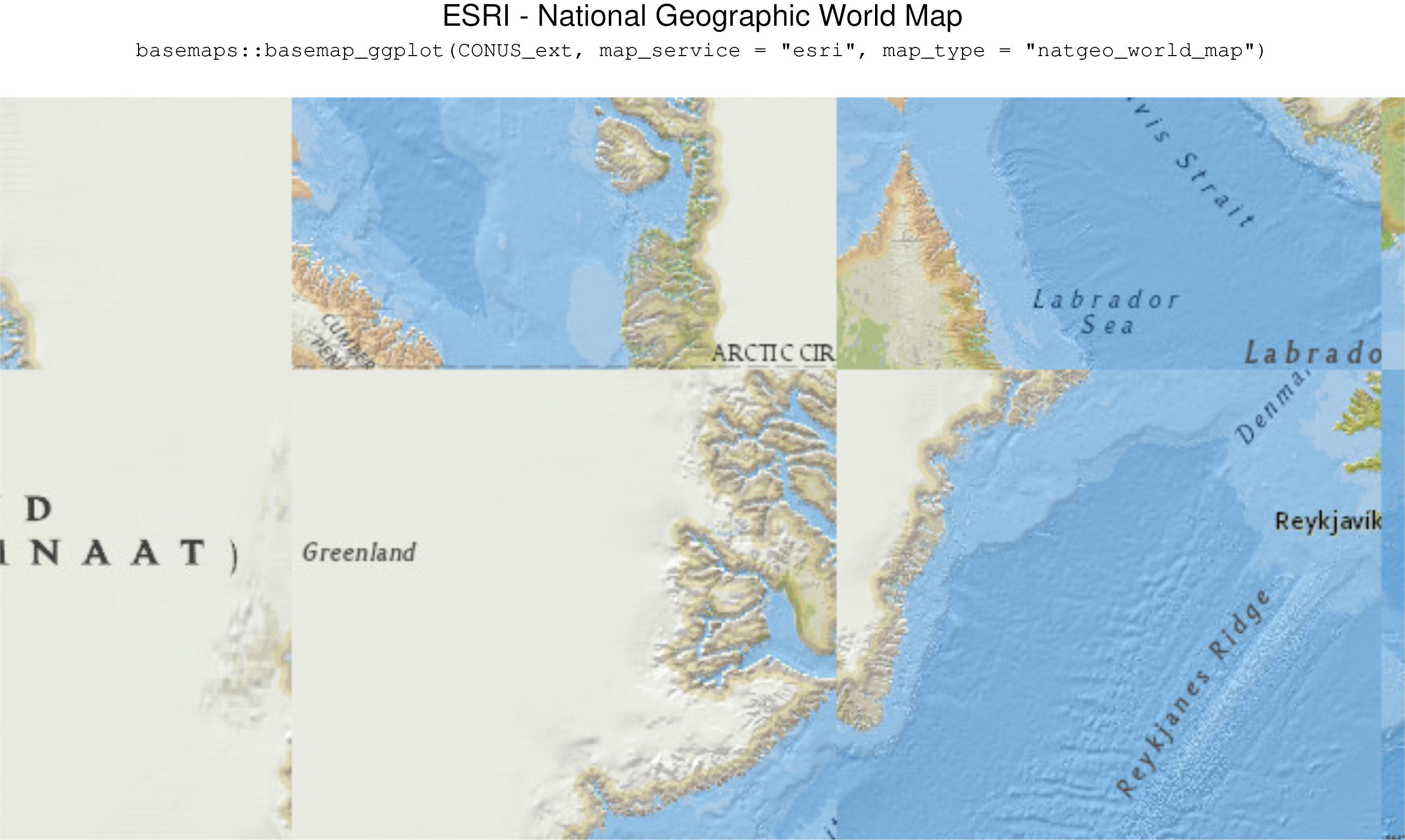 ESRI - National Geographic World Map